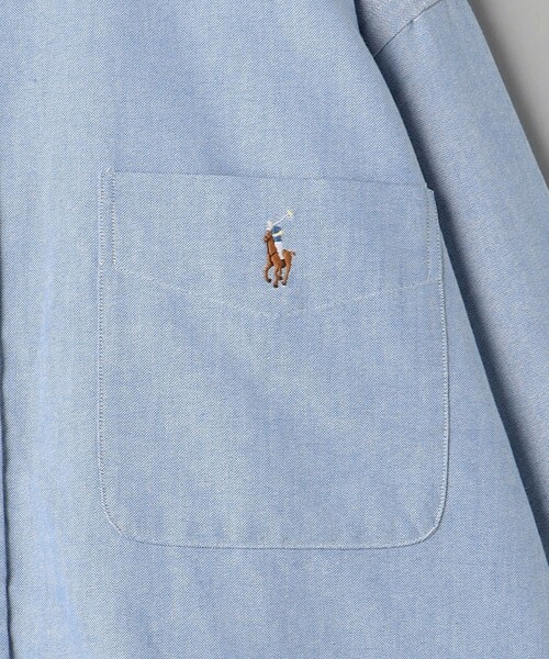 POLO RALPH LAUREN（ポロ ラルフ ローレン）の「＜POLO RALPH LAUREN＞ ビッグフィット  シャツ（シャツ/ブラウス・メンズ・その他1/ホワイト/ライトブルー・L/M/S）」の10枚目の写真