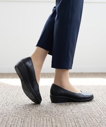 【biofitter】 抗菌防臭ローヒールパンプス