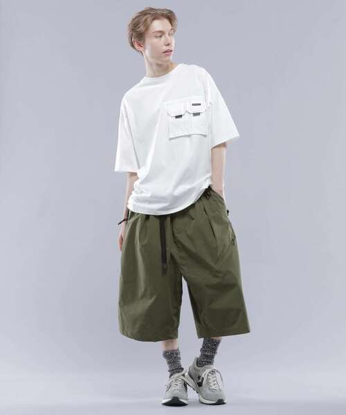 MANASTASH（マナスタッシュ）の「MANASTASH/マナスタッシュ/EXTRA MILE VENTILATION SHORTS（その他パンツ・メンズ・ネイビー/オリーブ系/ブラック・XL/L/M）」の6枚目の写真
