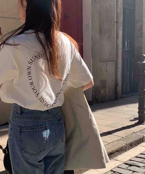 Nyu(ニュウ)の「バックロゴハートTシャツ(Tシャツ/カットソー・レディース・レッド/グリーン/ブラック・FREE)」の7枚目の写真
