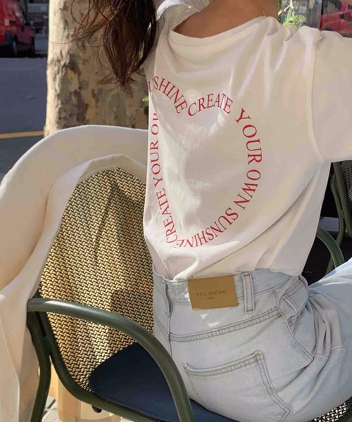 Nyu(ニュウ)の「バックロゴハートTシャツ(Tシャツ/カットソー・レディース・レッド/グリーン/ブラック・FREE)」の13枚目の写真