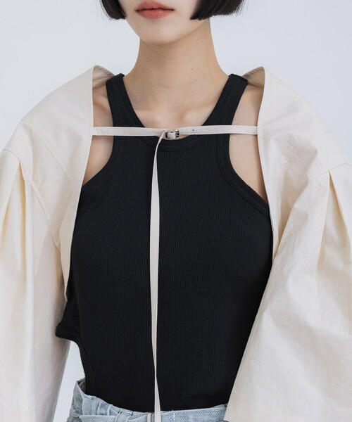 IHNN(イン)の「【IHNN/イン】WIDE HALFSLEEVE BOLERO(シャツ/ブラウス・レディース・キナリ・FREE)」の7枚目の写真