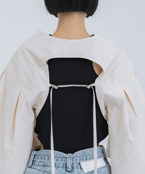 IHNN(イン)の「【IHNN/イン】WIDE HALFSLEEVE BOLERO(シャツ/ブラウス・レディース・キナリ・FREE)」の9枚目の写真