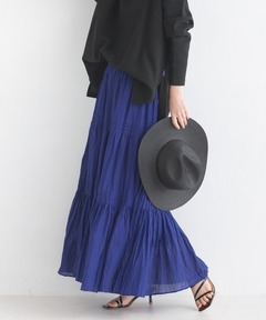 TOGA PULLA/トーガプルラ】Memory taffeta mini skirt/メモリータフタ