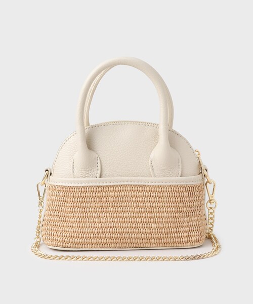 GALLEST（ギャレスト）の「◆【AULENTTI】コンビショルダーバッグ（ショルダーバッグ・レディース・ブラック/ベージュ・00）」の6枚目の写真