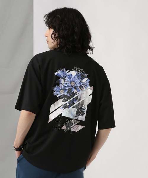 HARE（ハレ）の「バックコラージュポンチカットソー(HARE)（Tシャツ/カットソー・メンズ・ホワイト/ブルー/ブラック/ブルー系その他/ピンク・SMALL/MEDIUM）」の12枚目の写真