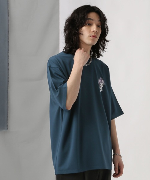 HARE（ハレ）の「バックコラージュポンチカットソー(HARE)（Tシャツ/カットソー・メンズ・ホワイト/ブルー/ブラック/ブルー系その他/ピンク・SMALL/MEDIUM）」の16枚目の写真