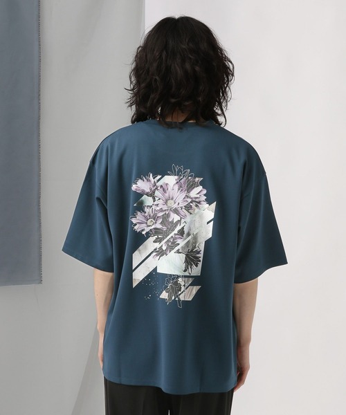 HARE（ハレ）の「バックコラージュポンチカットソー(HARE)（Tシャツ/カットソー・メンズ・ホワイト/ブルー/ブラック/ブルー系その他/ピンク・SMALL/MEDIUM）」の19枚目の写真