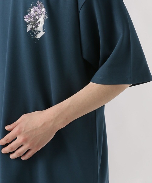 HARE（ハレ）の「バックコラージュポンチカットソー(HARE)（Tシャツ/カットソー・メンズ・ホワイト/ブルー/ブラック/ブルー系その他/ピンク・SMALL/MEDIUM）」の22枚目の写真