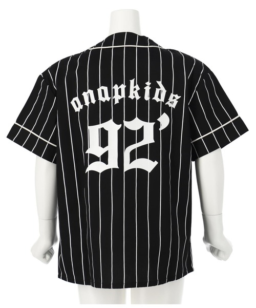 ANAP kids（アナップキッズ）の「ベースボール風半袖シャツ（シャツ/ブラウス・キッズ・ブラック/ライトブルー・110cm/120cm/130cm）」の18枚目の写真