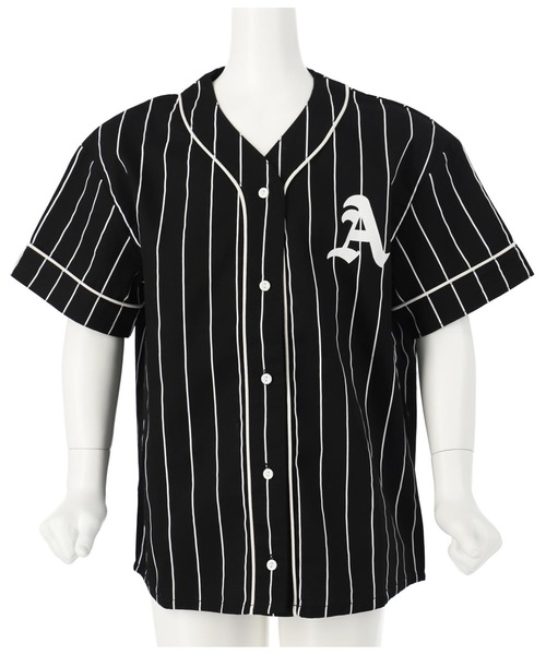 ANAP kids（アナップキッズ）の「ベースボール風半袖シャツ（シャツ/ブラウス・キッズ・ブラック/ライトブルー・110cm/120cm/130cm）」の15枚目の写真