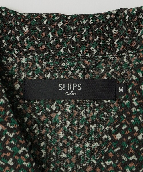 SHIPS Colors(シップス カラーズ)の「SHIPS Colors:〈洗濯機可能〉メッシュ 総柄プリント シアーシャツ◇(シャツ/ブラウス・メンズ・ナチュラル/グリーン/ネイビー/ベージュ・MEDIUM/LARGE/X-LARGE)」の18枚目の写真