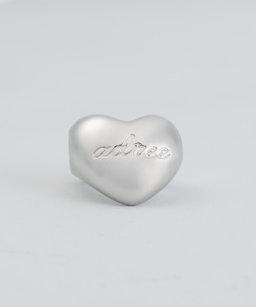 adree(アドリー)の「heart motif adree logo ring /ハートモチーフアドリーロゴリング(リング・レディース・シルバー・#7/#9)」の9枚目の写真