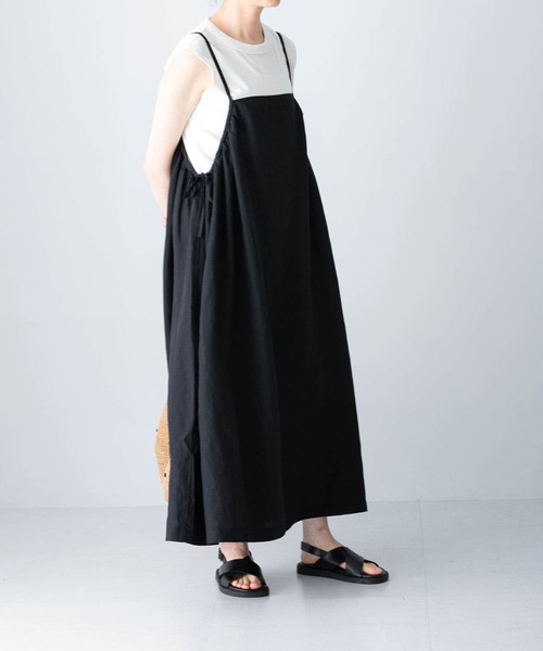 かぐれ リヨセルリネンキャミワンピース かぐれ（カグレ）の「リヨセルリネンキャミワンピース