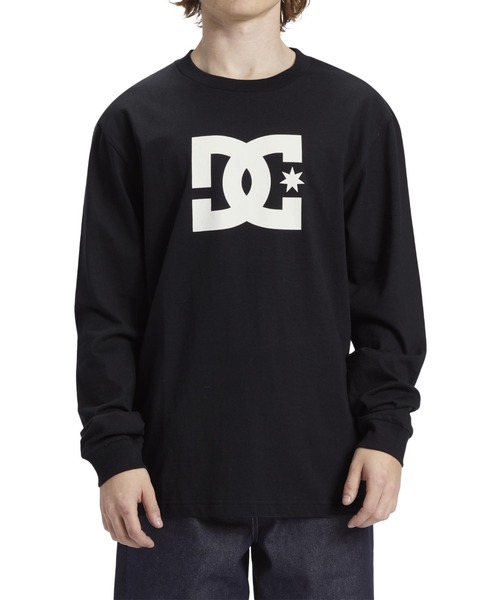 DC SHOES(ディーシーシューズ)の「DC STAR HLS/DCワンポイントロゴ長袖ロンT(Tシャツ/カットソー・メンズ・ホワイト/ブラック・LARGE/X-LARGE/MEDIUM)」の1枚目の写真