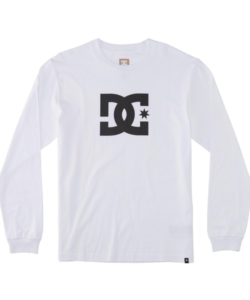 DC SHOES(ディーシーシューズ)の「DC STAR HLS/DCワンポイントロゴ長袖ロンT(Tシャツ/カットソー・メンズ・ホワイト/ブラック・LARGE/X-LARGE/MEDIUM)」の7枚目の写真