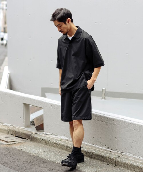 B:MING by BEAMS（ビーミングバイビームス）の「ストレッチ メッシュ ソリッド ポロシャツ（ポロシャツ・メンズ・ブラック/ブラウン系その他5・SMALL/MEDIUM/LARGE/X-LARGE）」の5枚目の写真