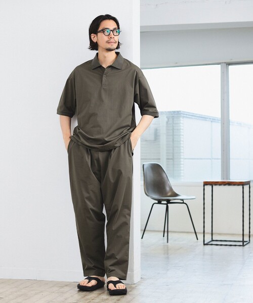 B:MING by BEAMS（ビーミングバイビームス）の「ストレッチ メッシュ ソリッド ポロシャツ（ポロシャツ・メンズ・ブラック/ブラウン系その他5・SMALL/MEDIUM/LARGE/X-LARGE）」の13枚目の写真