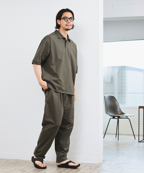 B:MING by BEAMS（ビーミングバイビームス）の「ストレッチ メッシュ ソリッド ポロシャツ（ポロシャツ・メンズ・ブラック/ブラウン系その他5・SMALL/MEDIUM/LARGE/X-LARGE）」の14枚目の写真