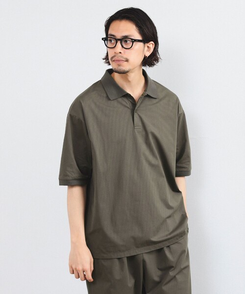 B:MING by BEAMS（ビーミングバイビームス）の「ストレッチ メッシュ ソリッド ポロシャツ（ポロシャツ・メンズ・ブラック/ブラウン系その他5・SMALL/MEDIUM/LARGE/X-LARGE）」の15枚目の写真