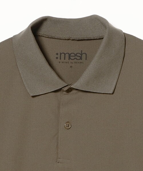 B:MING by BEAMS（ビーミングバイビームス）の「ストレッチ メッシュ ソリッド ポロシャツ（ポロシャツ・メンズ・ブラック/ブラウン系その他5・SMALL/MEDIUM/LARGE/X-LARGE）」の21枚目の写真
