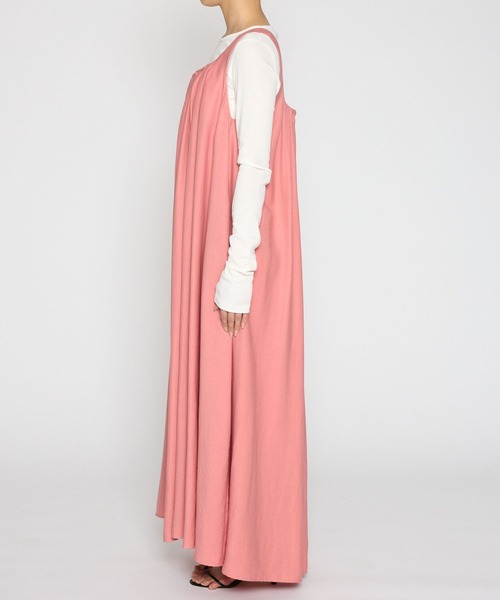 BABYLONE(バビロン)の「タックフレアドレス(ワンピース・レディース・ブラウン/ピンク・フリー)」の19枚目の写真