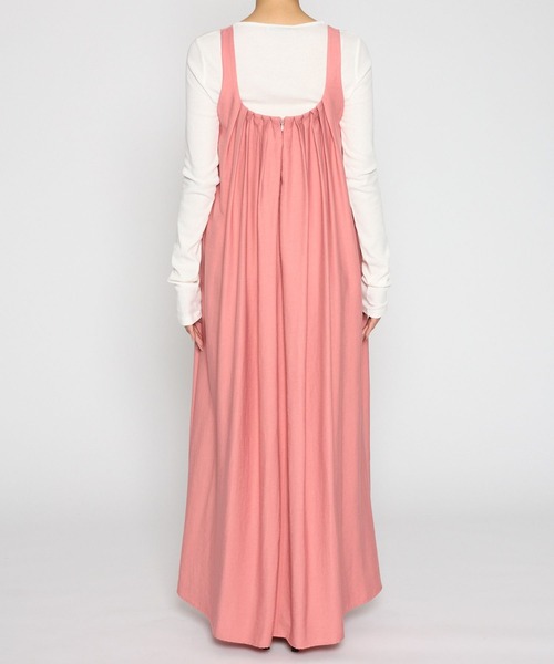 BABYLONE(バビロン)の「タックフレアドレス(ワンピース・レディース・ブラウン/ピンク・フリー)」の20枚目の写真