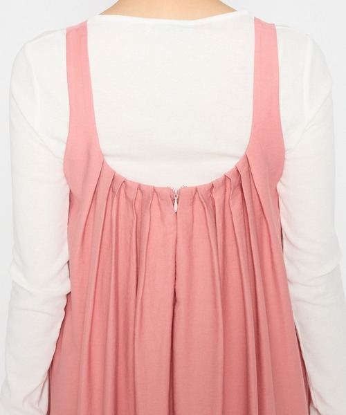 BABYLONE(バビロン)の「タックフレアドレス(ワンピース・レディース・ブラウン/ピンク・フリー)」の21枚目の写真