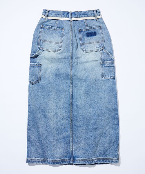 【新品未使用タグ付き】クラッシュドダブルニーデニムスカート　NAUTICA 新品未使用タグ付き】クラッシュドダブルニーデニムスカート