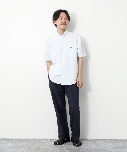 DANTON プランサーボタンダウン 半袖シャツ MEN Bshop｜DANTON | プランサーボタンダウン 半袖シャツ MEN