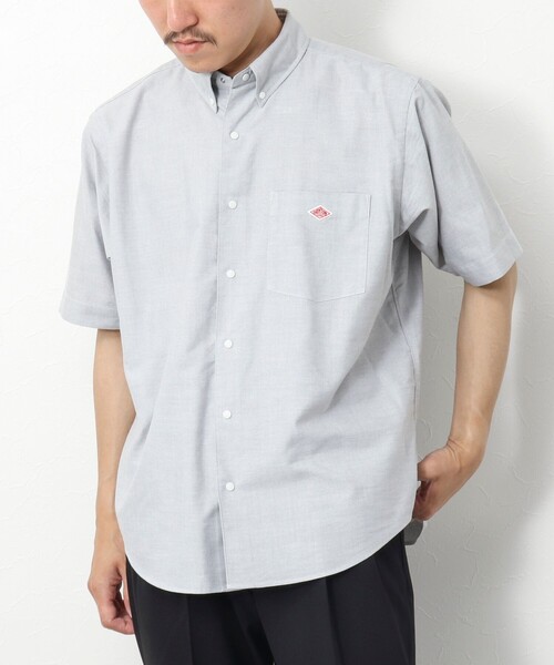 DANTON（ダントン）の「【DANTON/ダントン】CMX DOT BUTTON BD S/S SHIRT 半袖 ボタンダウンシャツ（シャツ/ブラウス・メンズ・ホワイト/ホワイト系その他4/チャコールグレー・40/42/38/44）」の10枚目の写真