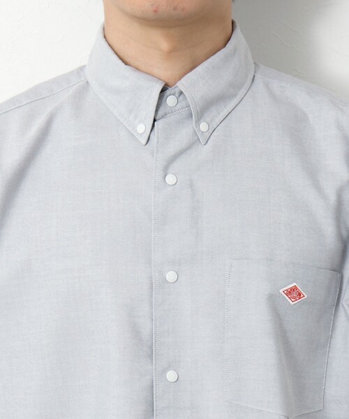 DANTON（ダントン）の「【DANTON/ダントン】CMX DOT BUTTON BD S/S SHIRT 半袖 ボタンダウンシャツ（シャツ/ブラウス・メンズ・ホワイト/ホワイト系その他4/チャコールグレー・40/42/38/44）」の20枚目の写真