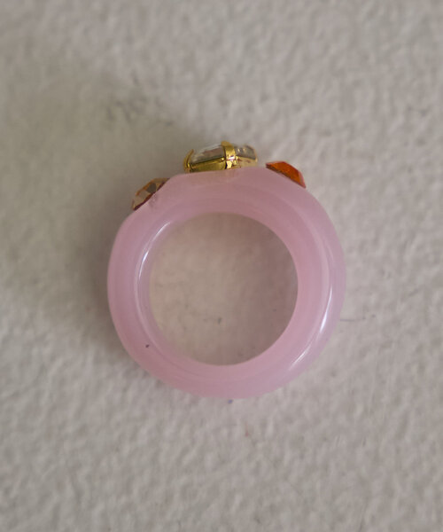 mystic（ミスティック）の「ビジューリング（リング・レディース・ピンク/グリーン・ONE SIZE）」の7枚目の写真