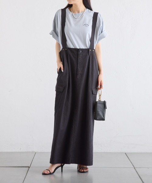PUAL CE CIN(ピュアルセシン)の「汗に負けない!ハーフスリーブTシャツ(Tシャツ/カットソー・レディース・ベージュ/サックスブルー/イエロー/オフホワイト・FREE)」の7枚目の写真