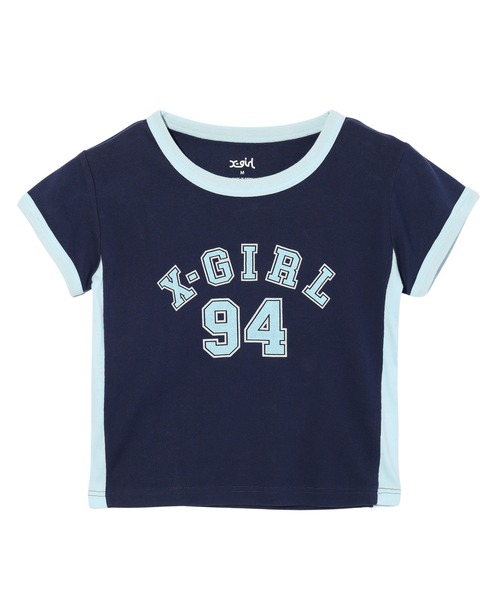 X-girl（エックスガール）の「NUMBERING S/S BABY TEE（Tシャツ