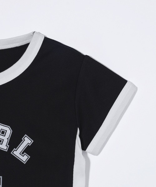 X-girl（エックスガール）の「NUMBERING S/S BABY TEE（Tシャツ