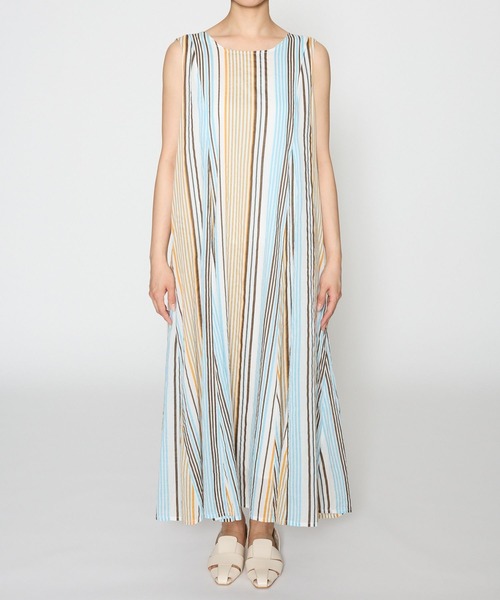 saloon（サルーン）の「SALOON(サルーン)/コットンボイル2WAYワンピース【手洗い可】（ワンピース・レディース・ブラック/オレンジ/マルチ・FREE）」の19枚目の写真