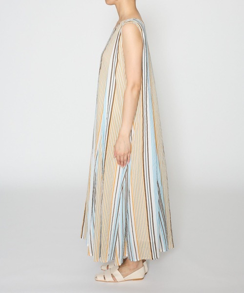 saloon（サルーン）の「SALOON(サルーン)/コットンボイル2WAYワンピース【手洗い可】（ワンピース・レディース・ブラック/オレンジ/マルチ・FREE）」の20枚目の写真