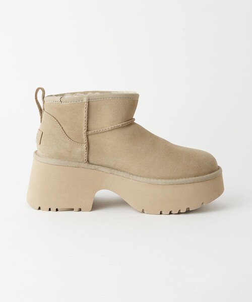 UGG（アグ）の「【国内EXCLUSIVE】＜UGG＞クラッシック ウルトラミニ ニューハイツ ブーツ（ブーツ・レディース・ベージュ・5/6/7/8）」の8枚目の写真