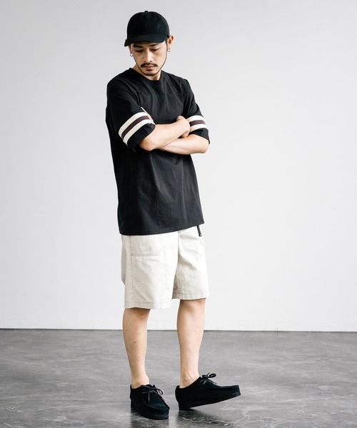 KRIFF MAYER(クリフメイヤー)の「KRIFF MAYER クリフメイヤー リブラインフットボール半袖Tシャツ 2355803(Tシャツ/カットソー・メンズ・ブラック/ネイビー/オフホワイト・XL/L/M)」の10枚目の写真
