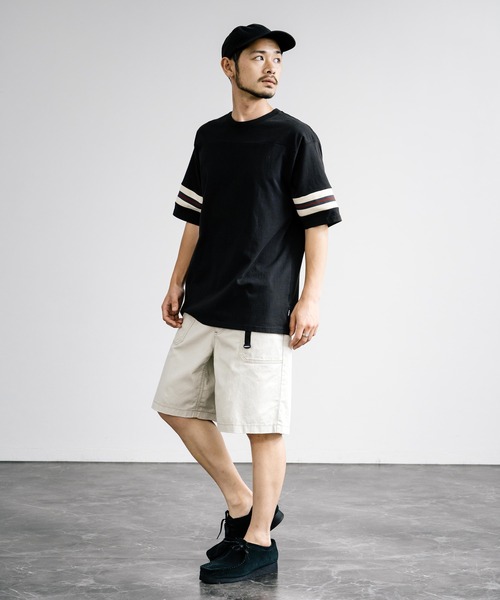 KRIFF MAYER(クリフメイヤー)の「KRIFF MAYER クリフメイヤー リブラインフットボール半袖Tシャツ 2355803(Tシャツ/カットソー・メンズ・ブラック/ネイビー/オフホワイト・XL/L/M)」の11枚目の写真