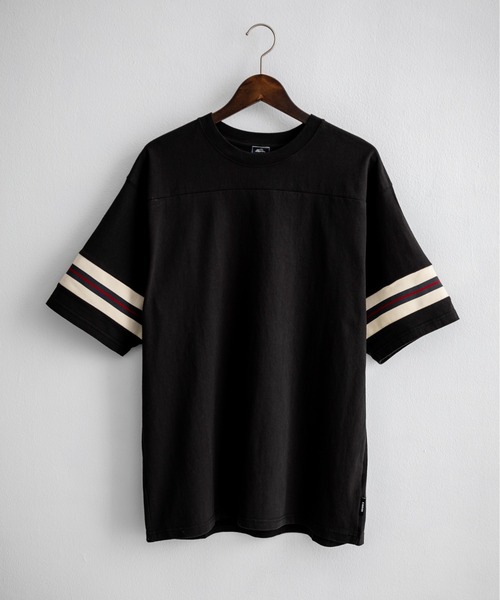 KRIFF MAYER(クリフメイヤー)の「KRIFF MAYER クリフメイヤー リブラインフットボール半袖Tシャツ 2355803(Tシャツ/カットソー・メンズ・ブラック/ネイビー/オフホワイト・XL/L/M)」の16枚目の写真