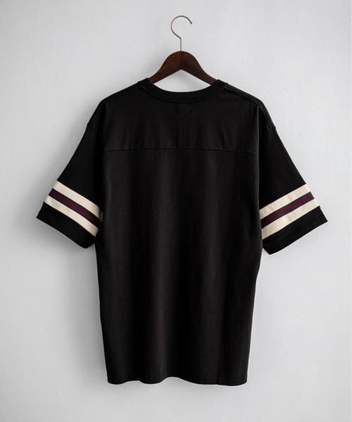 KRIFF MAYER(クリフメイヤー)の「KRIFF MAYER クリフメイヤー リブラインフットボール半袖Tシャツ 2355803(Tシャツ/カットソー・メンズ・ブラック/ネイビー/オフホワイト・XL/L/M)」の17枚目の写真