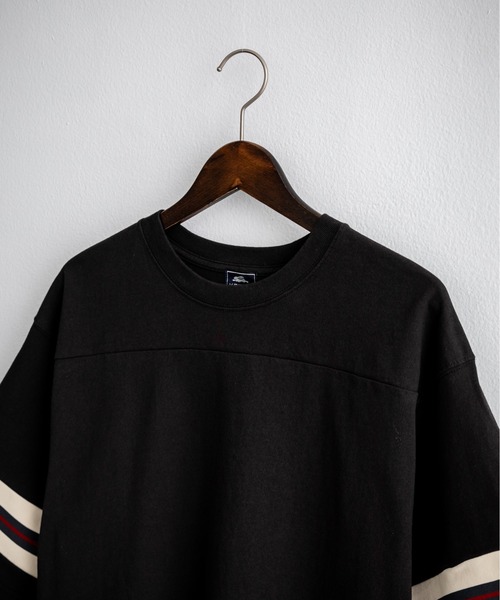 KRIFF MAYER(クリフメイヤー)の「KRIFF MAYER クリフメイヤー リブラインフットボール半袖Tシャツ 2355803(Tシャツ/カットソー・メンズ・ブラック/ネイビー/オフホワイト・XL/L/M)」の18枚目の写真