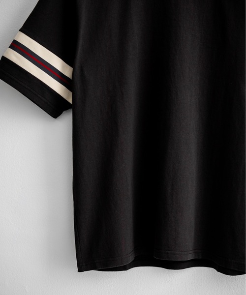 KRIFF MAYER(クリフメイヤー)の「KRIFF MAYER クリフメイヤー リブラインフットボール半袖Tシャツ 2355803(Tシャツ/カットソー・メンズ・ブラック/ネイビー/オフホワイト・XL/L/M)」の21枚目の写真