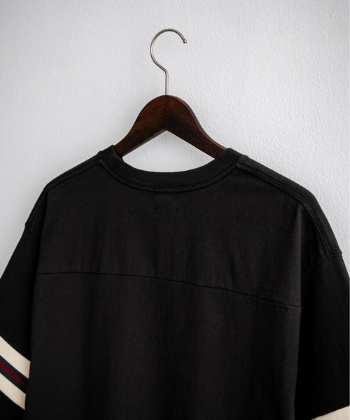 KRIFF MAYER(クリフメイヤー)の「KRIFF MAYER クリフメイヤー リブラインフットボール半袖Tシャツ 2355803(Tシャツ/カットソー・メンズ・ブラック/ネイビー/オフホワイト・XL/L/M)」の22枚目の写真