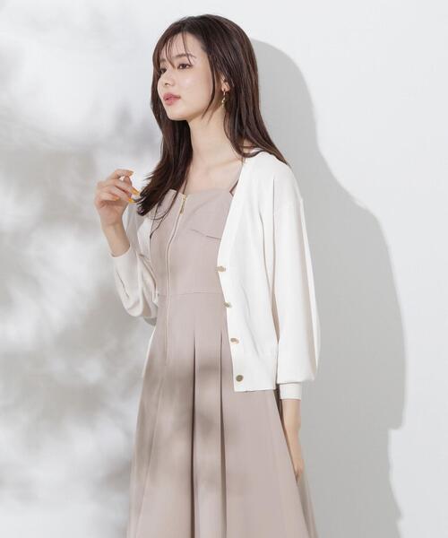 PROPORTION BODY DRESSING（プロポーションボディドレッシング）の「ベーシックカーデ / 1214274600（カーディガン/ボレロ・レディース・ブラック/パープル/グリーン/ホワイト系その他・FREE）」の18枚目の写真