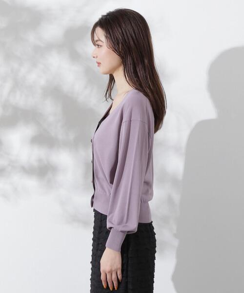 PROPORTION BODY DRESSING（プロポーションボディドレッシング）の「ベーシックカーデ / 1214274600（カーディガン/ボレロ・レディース・ブラック/パープル/グリーン/ホワイト系その他・FREE）」の10枚目の写真