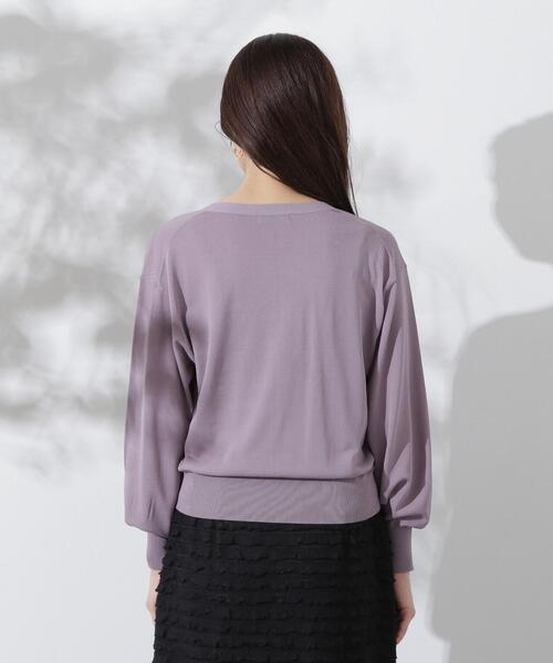 PROPORTION BODY DRESSING（プロポーションボディドレッシング）の「ベーシックカーデ / 1214274600（カーディガン/ボレロ・レディース・ブラック/パープル/グリーン/ホワイト系その他・FREE）」の9枚目の写真