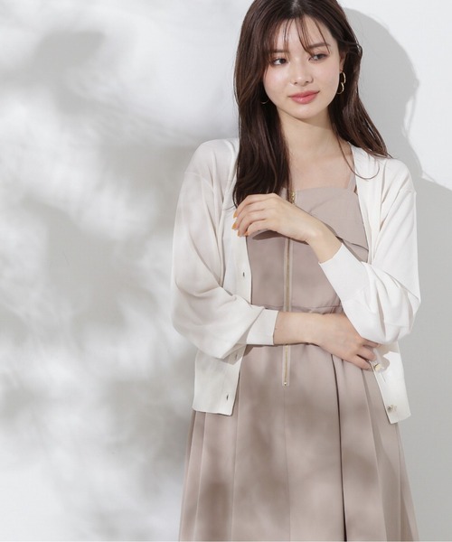 PROPORTION BODY DRESSING（プロポーションボディドレッシング）の「ベーシックカーデ / 1214274600（カーディガン/ボレロ・レディース・ブラック/パープル/グリーン/ホワイト系その他・FREE）」の2枚目の写真